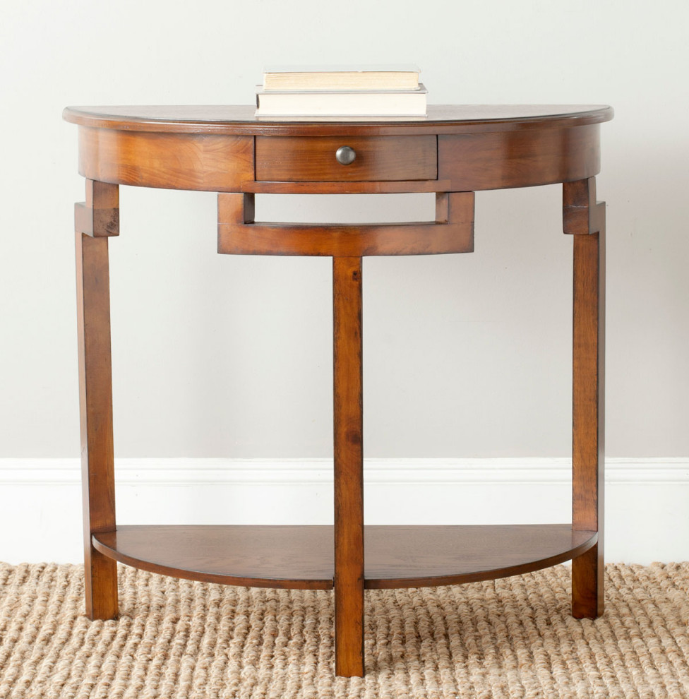 Levi Console Brown   Transitional   Console Tables   by AED Luxury Home Decor  Houzz