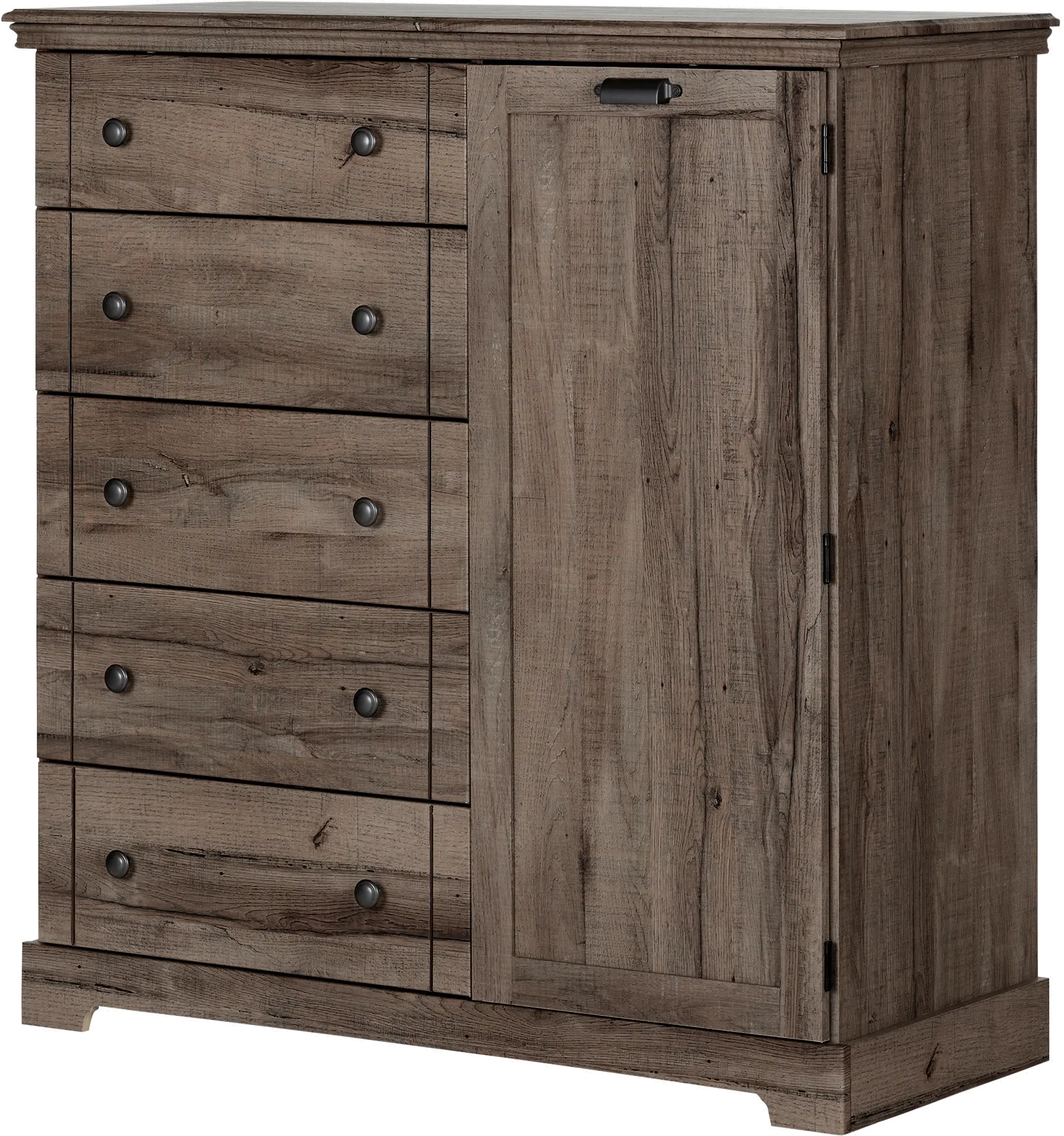 Lilak Cottage Fall Oak Door Chest with Drawers - South Shore