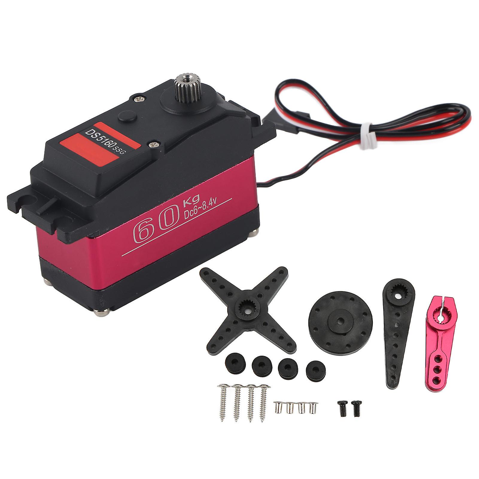 Rc Ds5160 Digital Servo Plastic Aluminium Alloy Stainless Steel Light Large Torsion Waterproof Rc Car Digital Servo