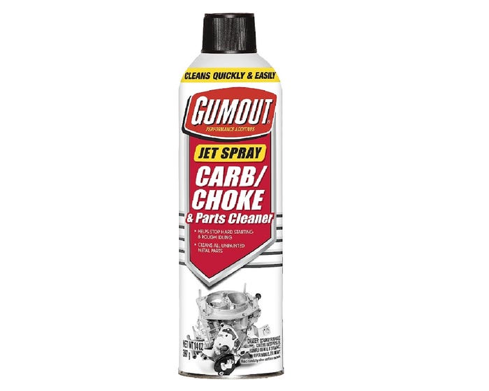 Gumout Carburetor and Choke Spray Cleaner， 14 oz. Bottle - 800002231