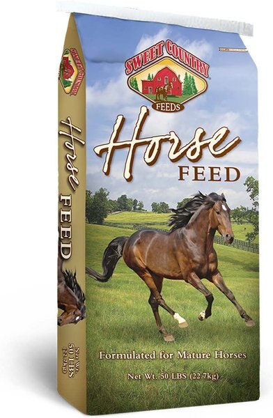 Sweet Country Feeds 12% Pleasure Horse Sweet Textured Feed， 50-lb bag