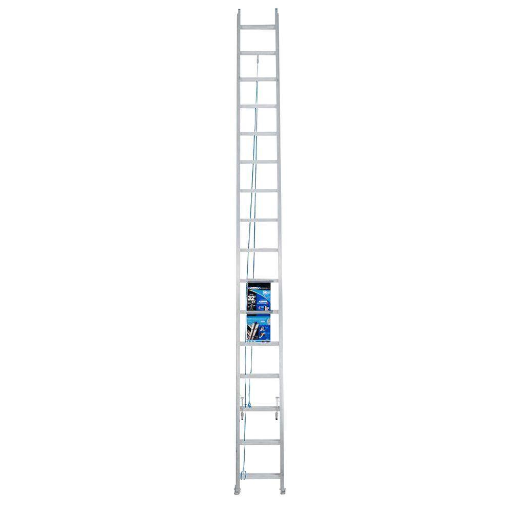 Werner 32 ft. Aluminum Extension Ladder with 250 lbs. Load Capacity Type I Duty Rating D1332-2