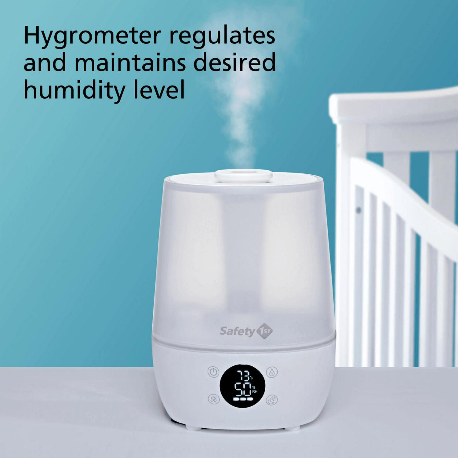 Safety 1st Humid Control Filter Free Cool Mist Humidifier， White