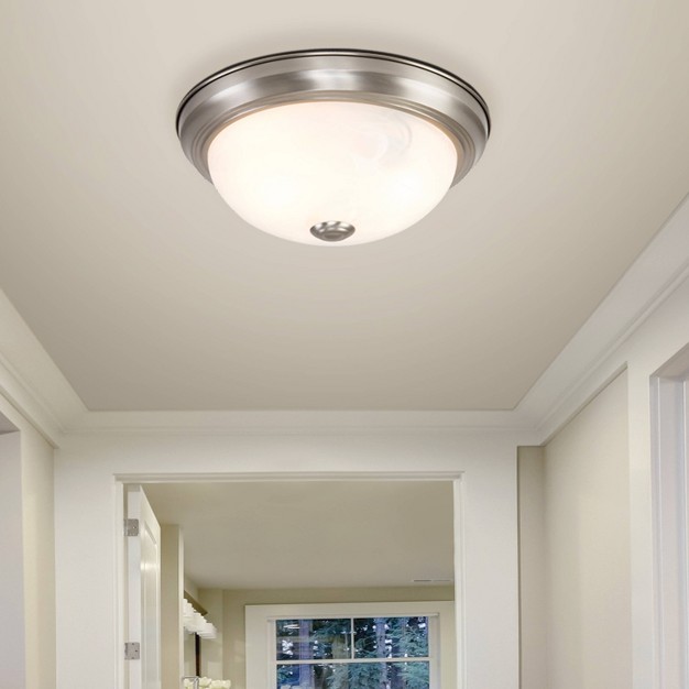 Yosemite 2 Light Flush Mount Satin Nickel