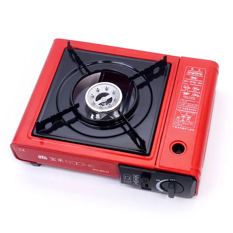 Portable cassette stove camping picnic kitchen utensils can be customized small gas stove