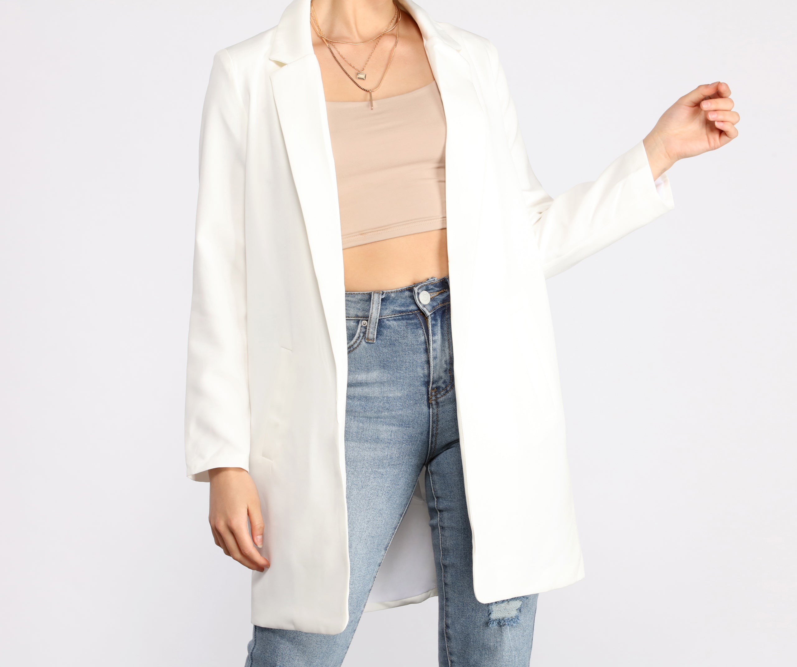 Pulling Power Moves Oversized Blazer