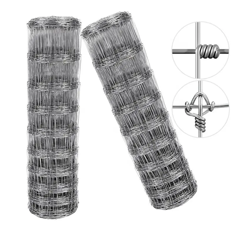 Factory supply is cheap Galvanized mesh roll Deer field farm fence