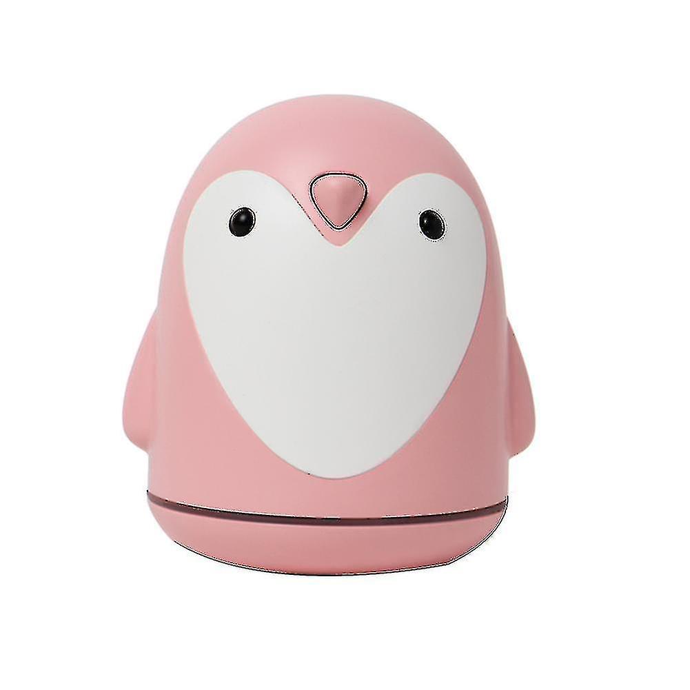 220ml Aroma Humidifier Cute Penguin Usb Air Diffuser For Home (pink)