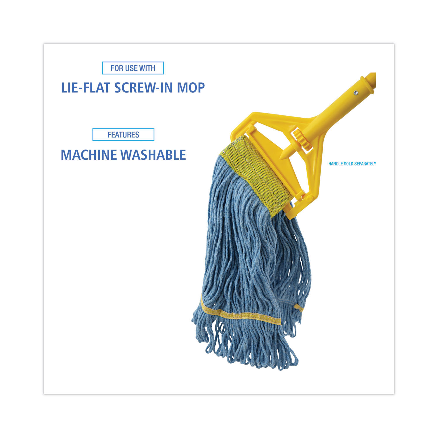 Super Loop Wet Mop Head by Boardwalkandreg; BWK501BL