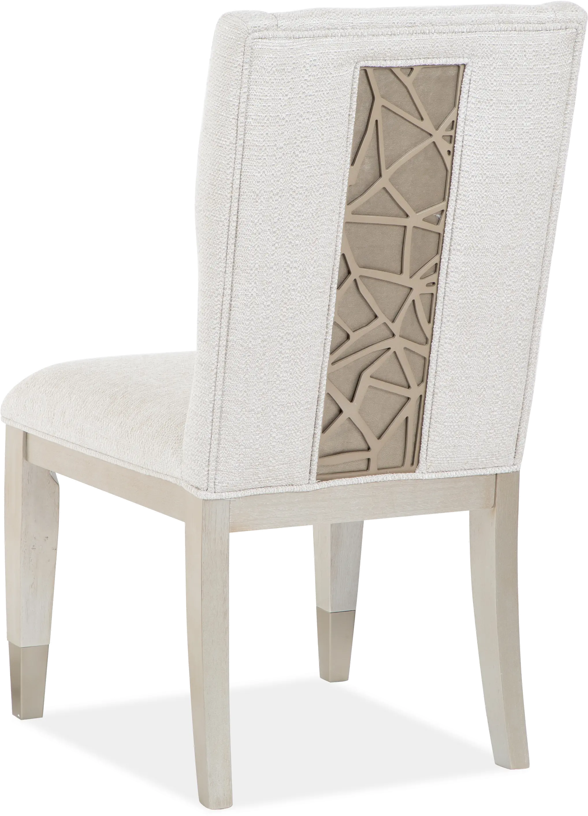 Lenox Silver Upholstered Dining Room Chair