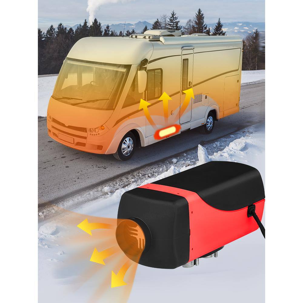 VEVOR 6750 BTU Diesel Air Heater 12 Volt 2000 Watt Diesel Heater with Knob Switch for RV Motorhome Trailer Trucks Boats ZCJRQ12V2KWDXYQ01V0