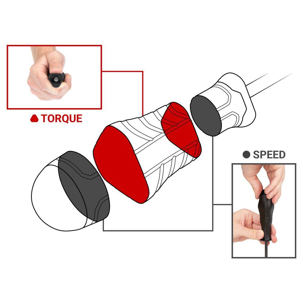 TEKTON 564 in. Hex x 4 in. Screwdriver DHX11079