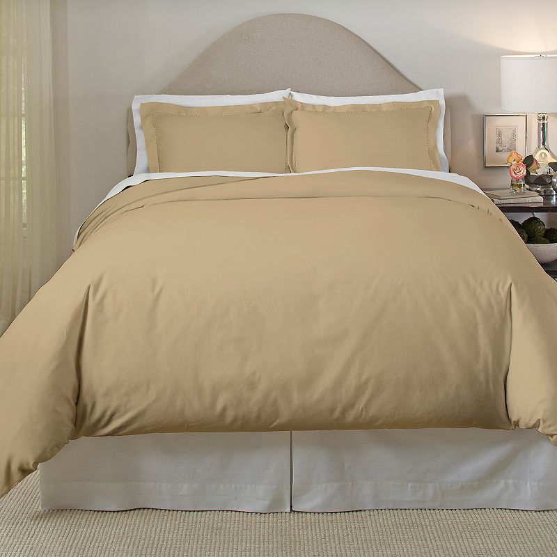 Pointehaven 410 Thread Count Cotton Duvet Cover Set