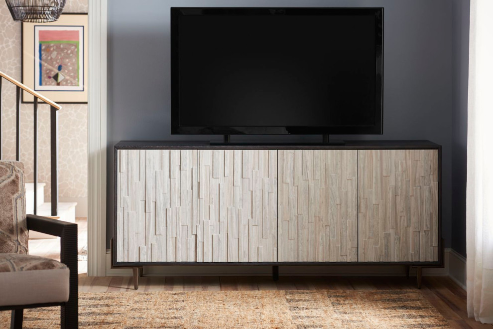 Universal Furniture Curated Olso Entertainment Console   Midcentury   Entertainment Centers And Tv Stands   by Unlimited Furniture Group  Houzz