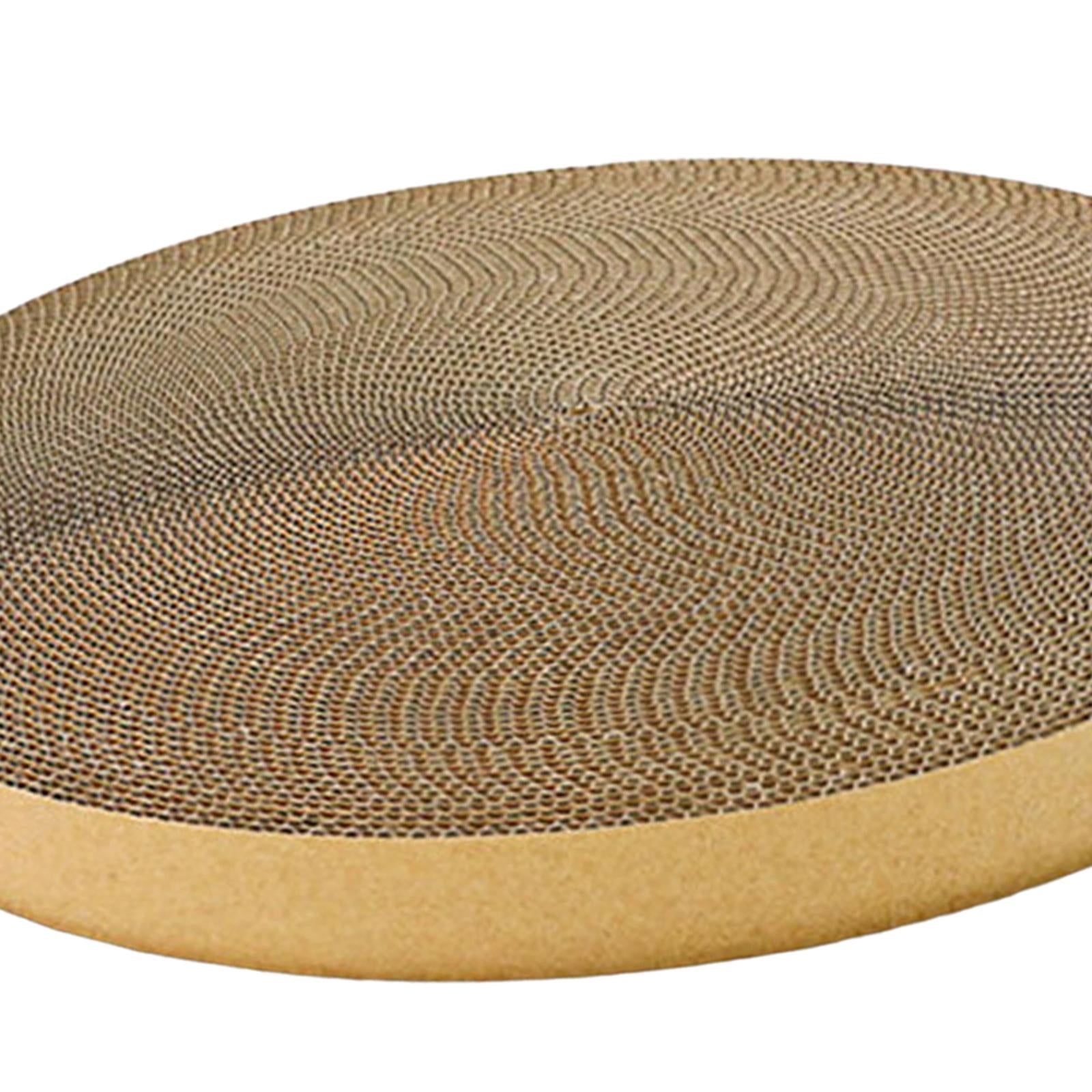 37cm Cat Scratcher Cardboard Scratch Pad Corrugated Scratching Bed Interactive