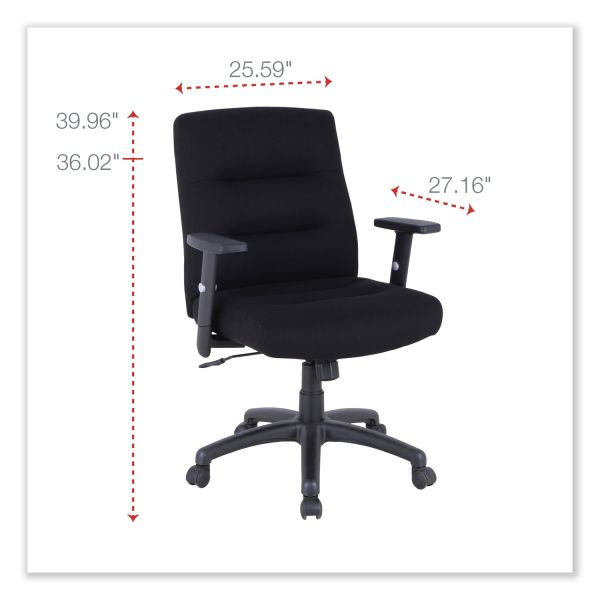 Alera Kesson Series Petite Office Chair， Supports Up to 300 lb， 17.71