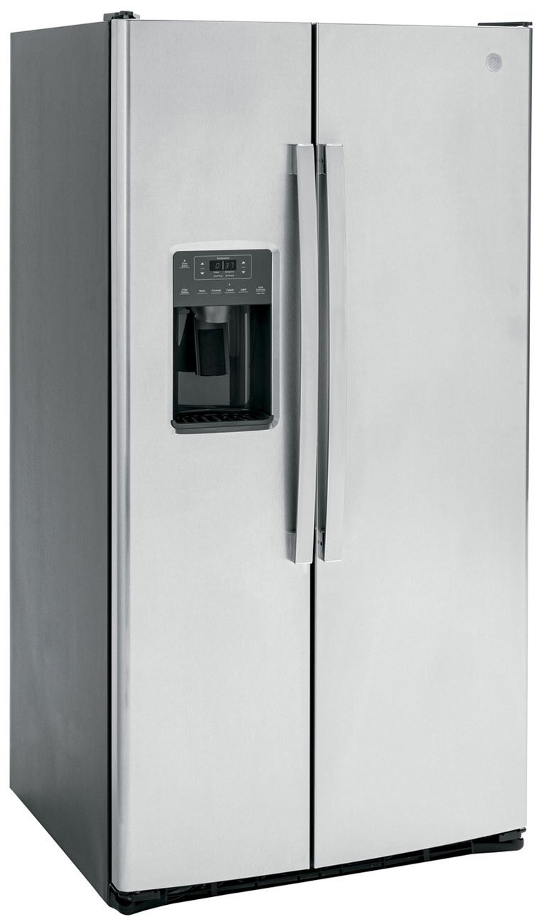 GE ENERGY STAR 25.3 Cu. Ft. Fingerprint Resistant Stainless Steel Side-By-Side Refrigerator