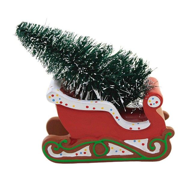 Department 56 Accessory Gingerbread Christmas Sleigh Decorative Figurines