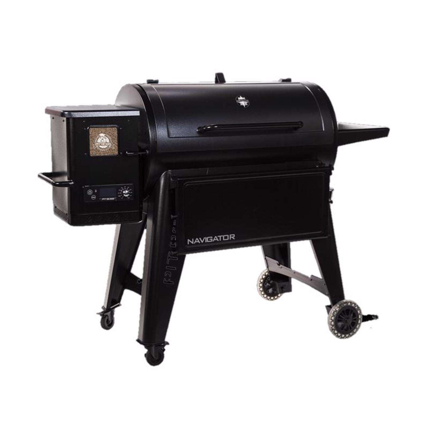 Pit Boss Navigator 1150G Wood Pellet Grill and Smoker Black