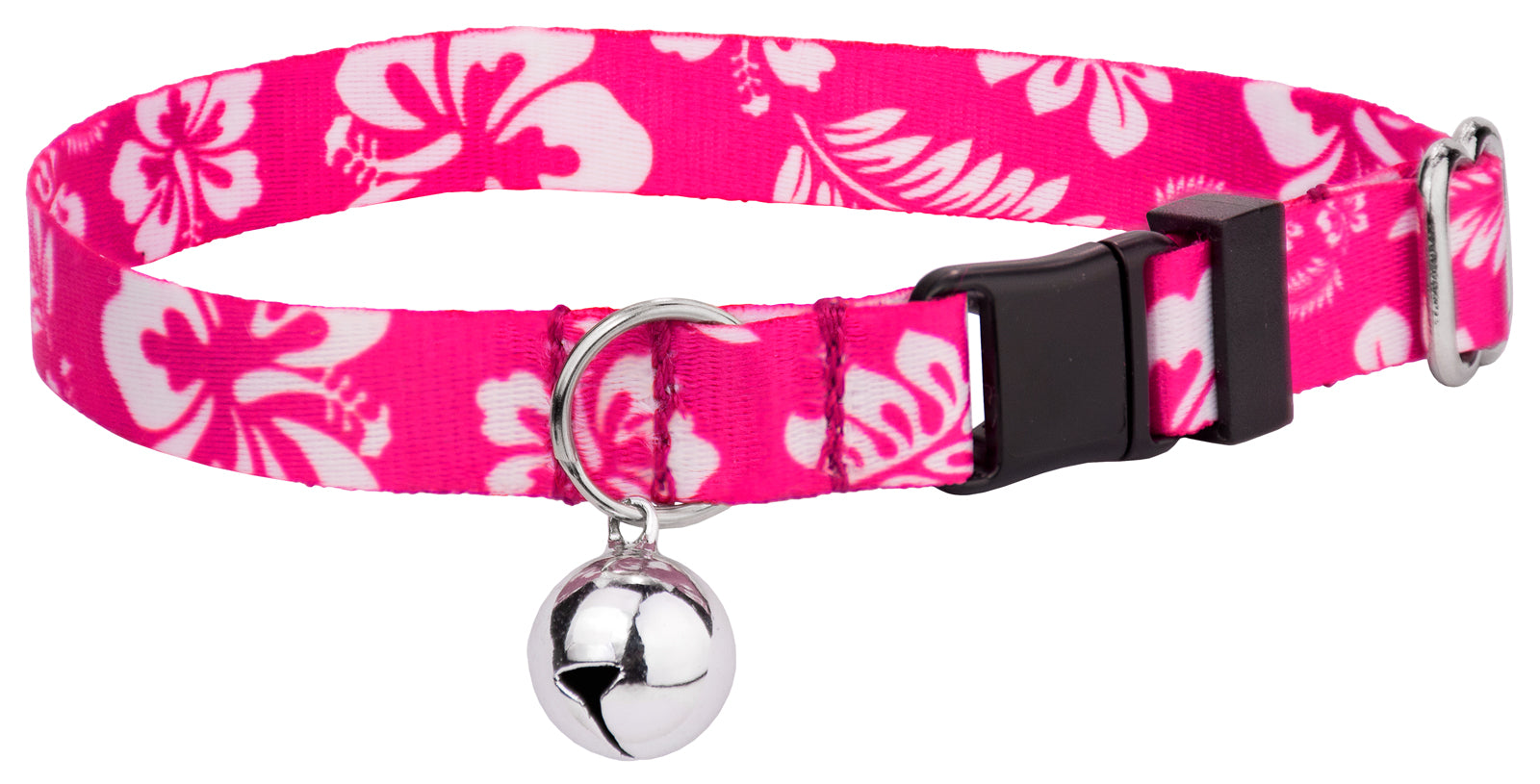 Country Brook Petz® Pink Hawaiian Cat Collar