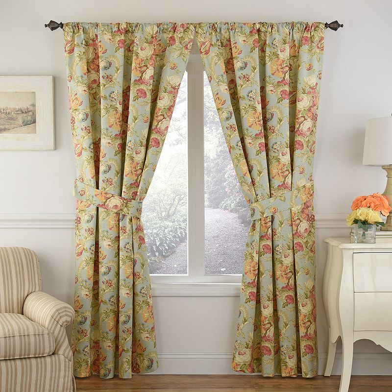 Waverly 1-Panel Spring Bling Window Curtain