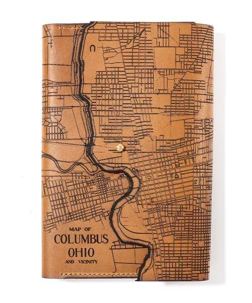 Leather Map Journals