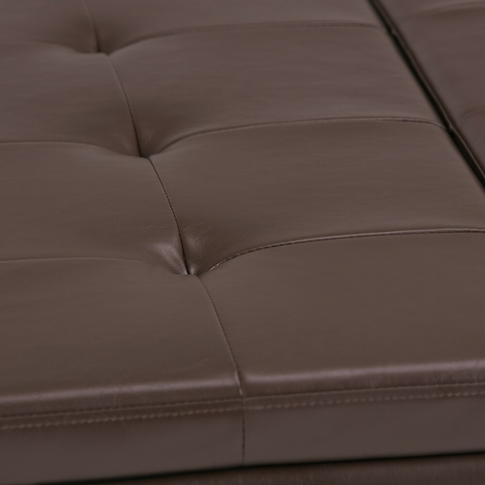 WYNDENHALL Lancaster 36 in. Wide Contemporary Square Table Ottoman