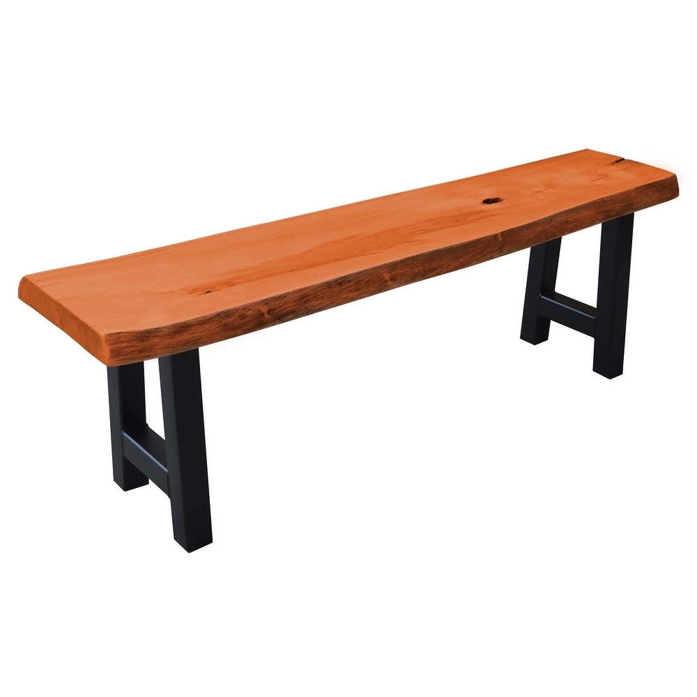 Live Edge Locust Wood Ridgemont Bench