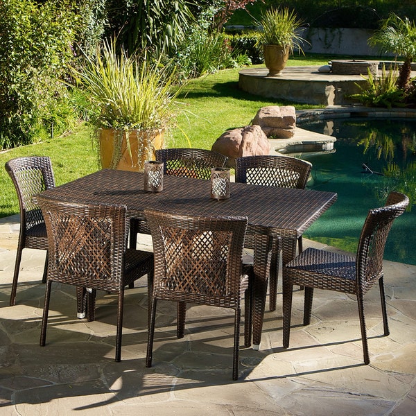 Dusk 7piece Outdoor Dining Set by Christopher Knight Home