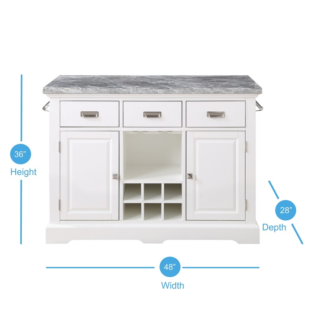 The Gray Barn Zoie Kitchen Island