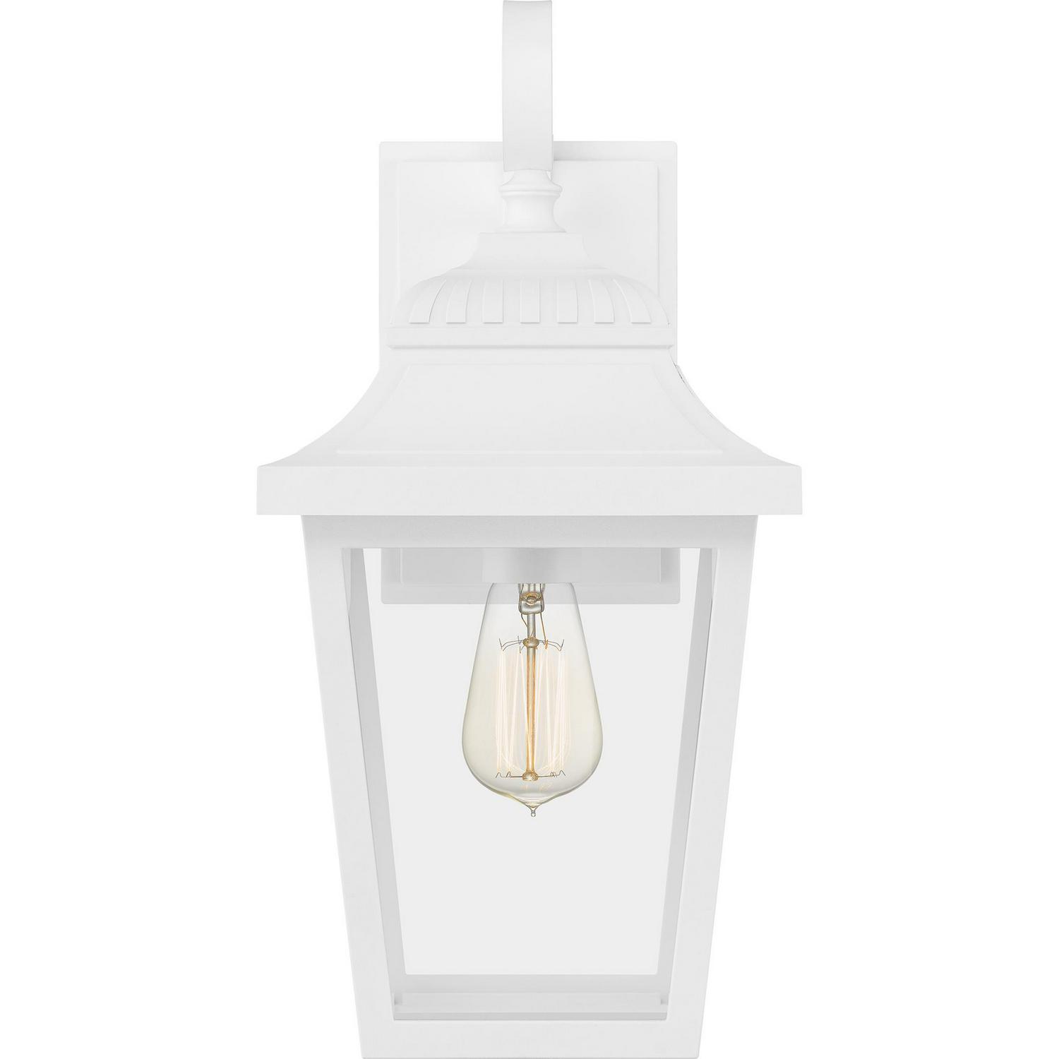 Ashley Harbour Penny 1-Light White Lustre Outdoor Wall Lantern