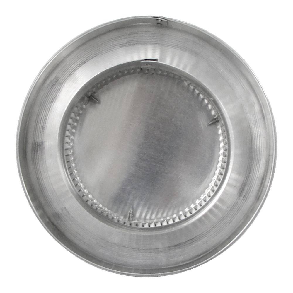 Active Ventilation 5 in. Dia Aluminum Vent Pipe Cap in Mill Finish VPC-5