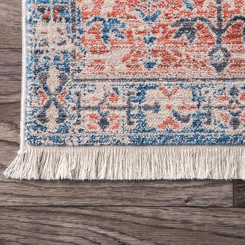 nuLOOM Farley Medallion Fringe Rug