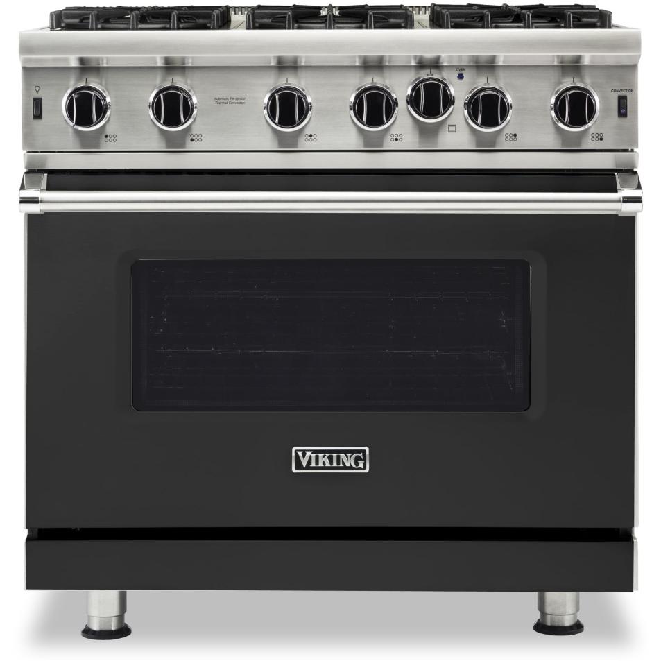 Viking 36-inch, 5.1 cu.ft. Freestanding Gas Range with Convection Technology VGIC5362-6BCSLP