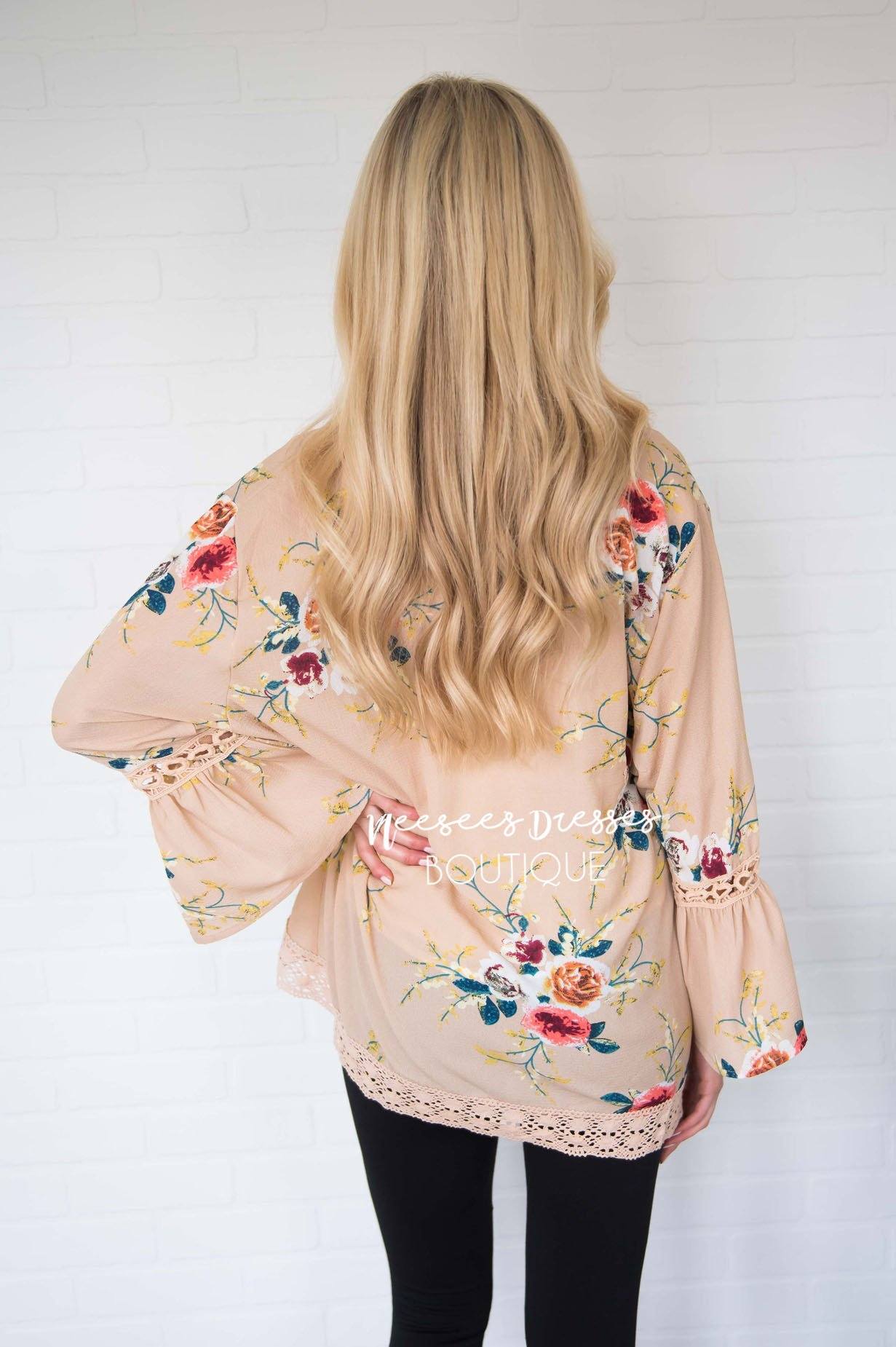 Just Bloom Floral Cardigan