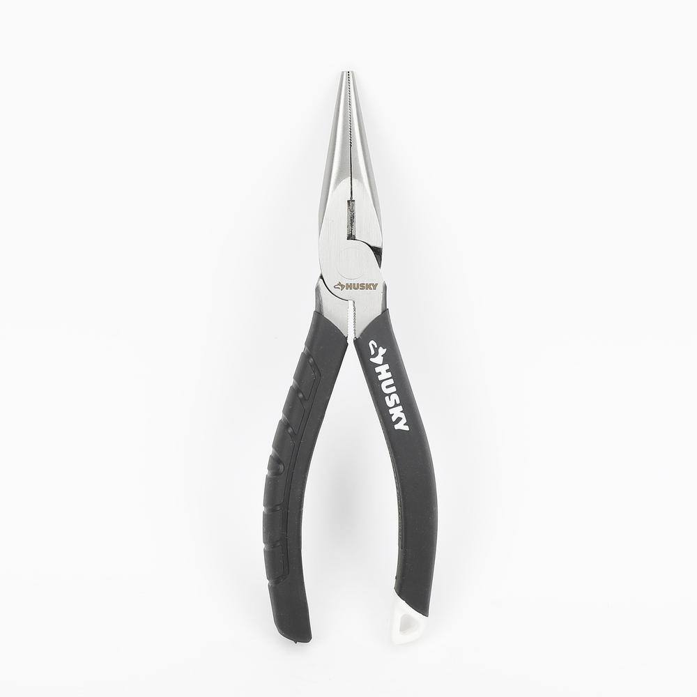 Husky 6 in. Long Nose Pliers 48058