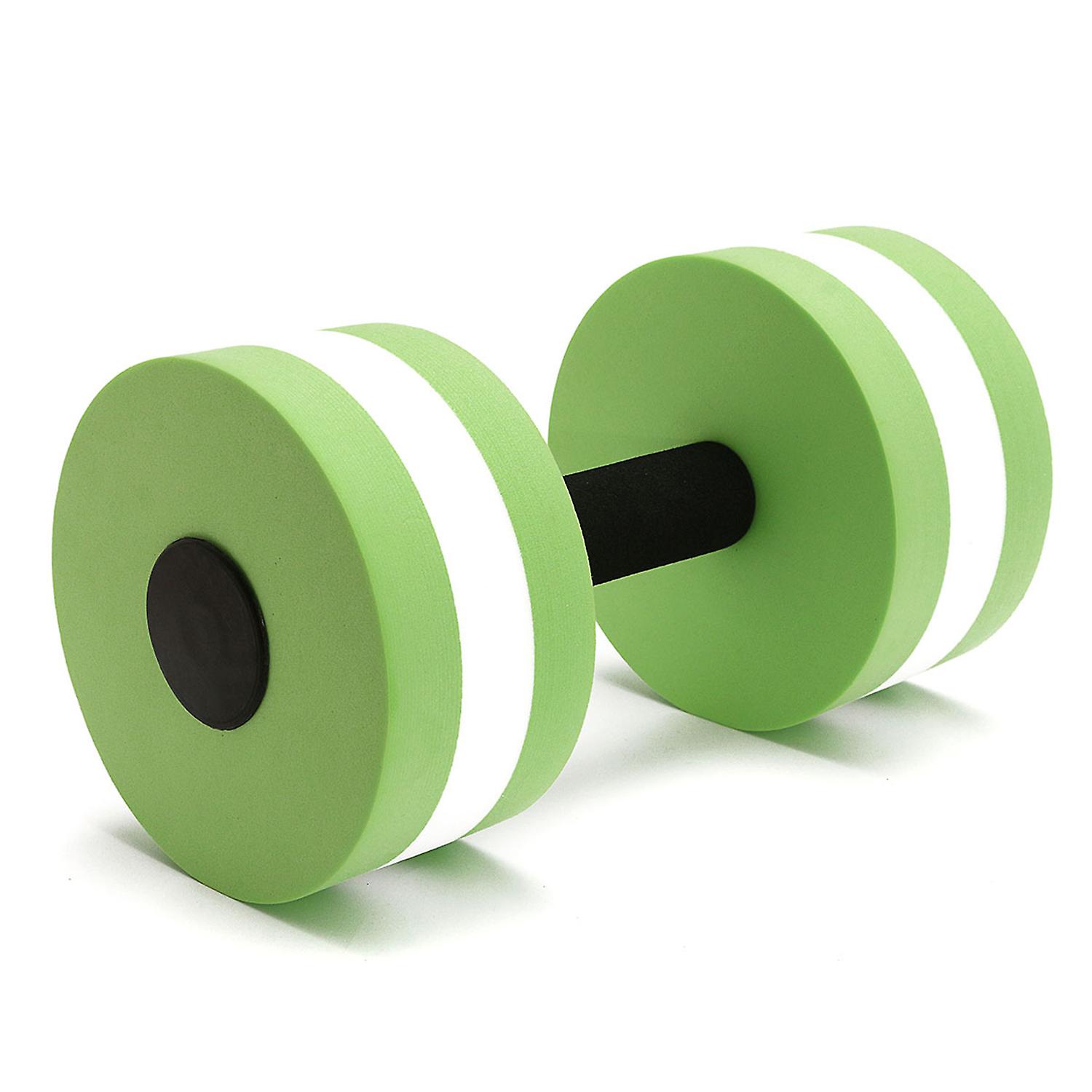 1 2pcs/set Aquatic Dumbells Green