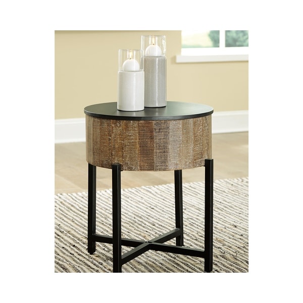 Signature Design by Ashley Grammer Round End Table