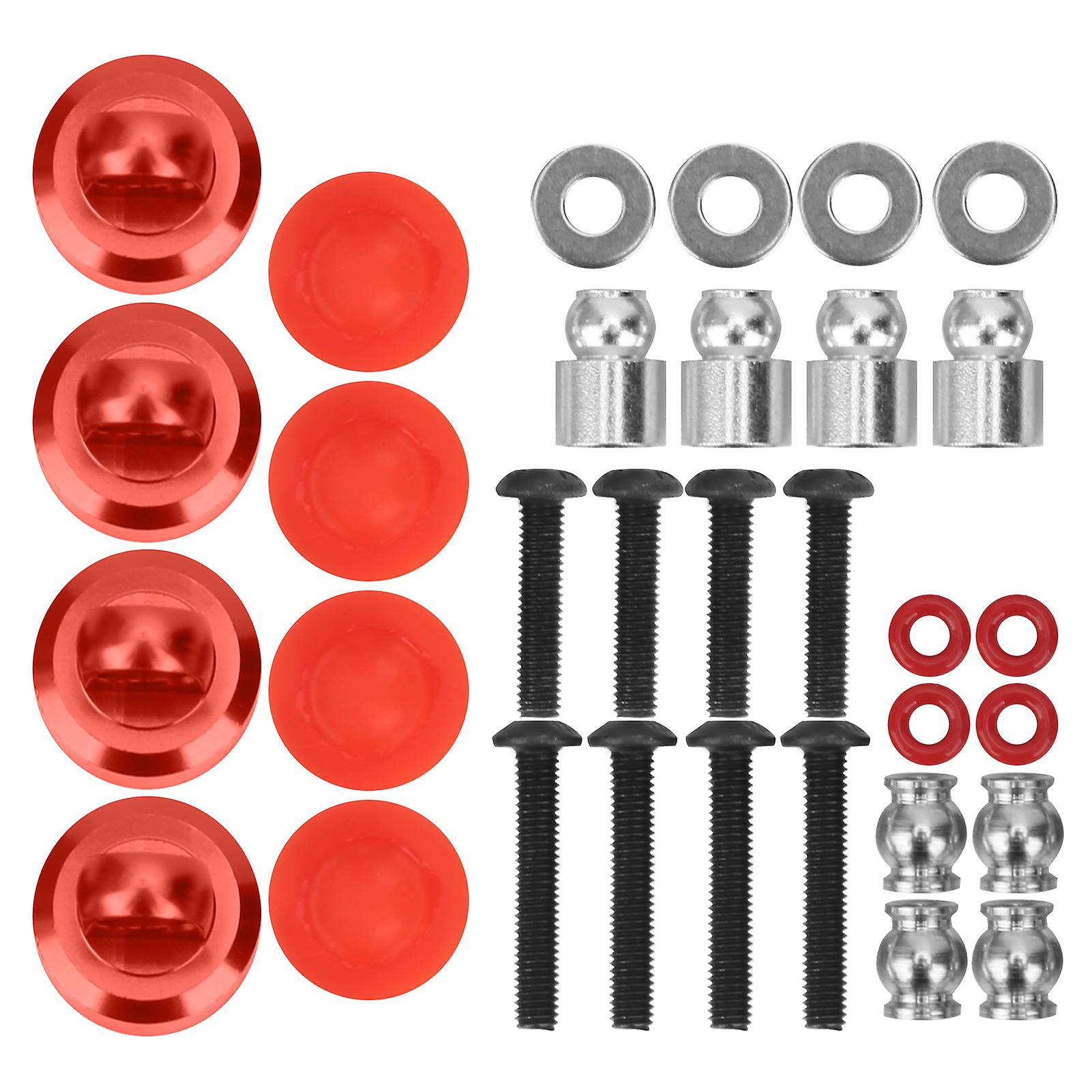 Aluminum Alloy Shock Cap Set Spare Parts Fit For Hsp/rgt/himoto/redcat 1/10 Rc Carred