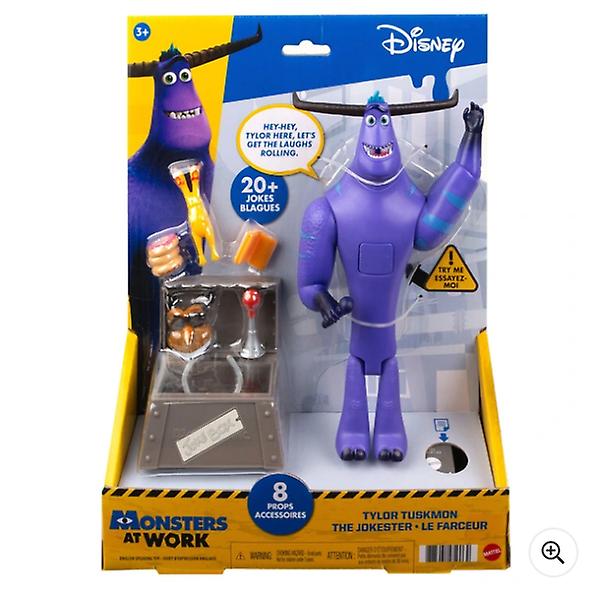 Disney pixar monsters at work - tylor tuskmon ‘the jokester’ action figure