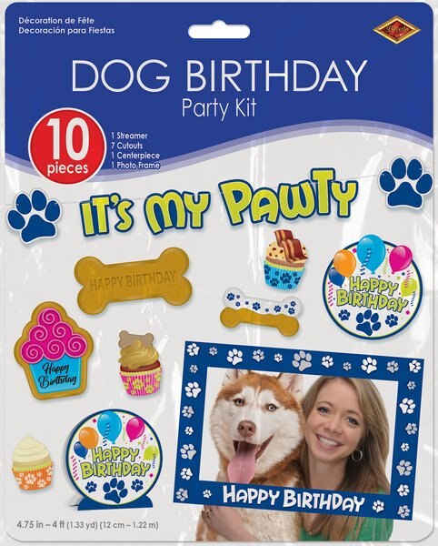 The Beistle Company Dog Birthday Decorating Kit