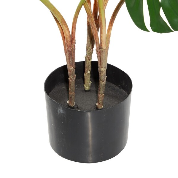 Green Artificial Banana Leaf Plant Foliage