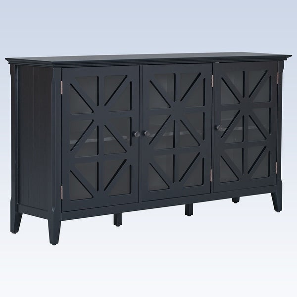 Modern Console Table Sideboard for Living Room With 3 Doors