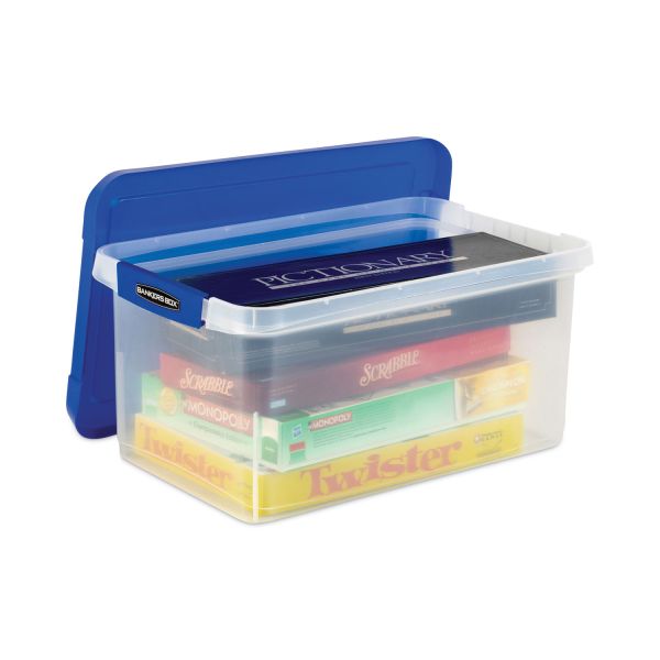 Bankers Box Latch Lid Storage Bin， 22.38