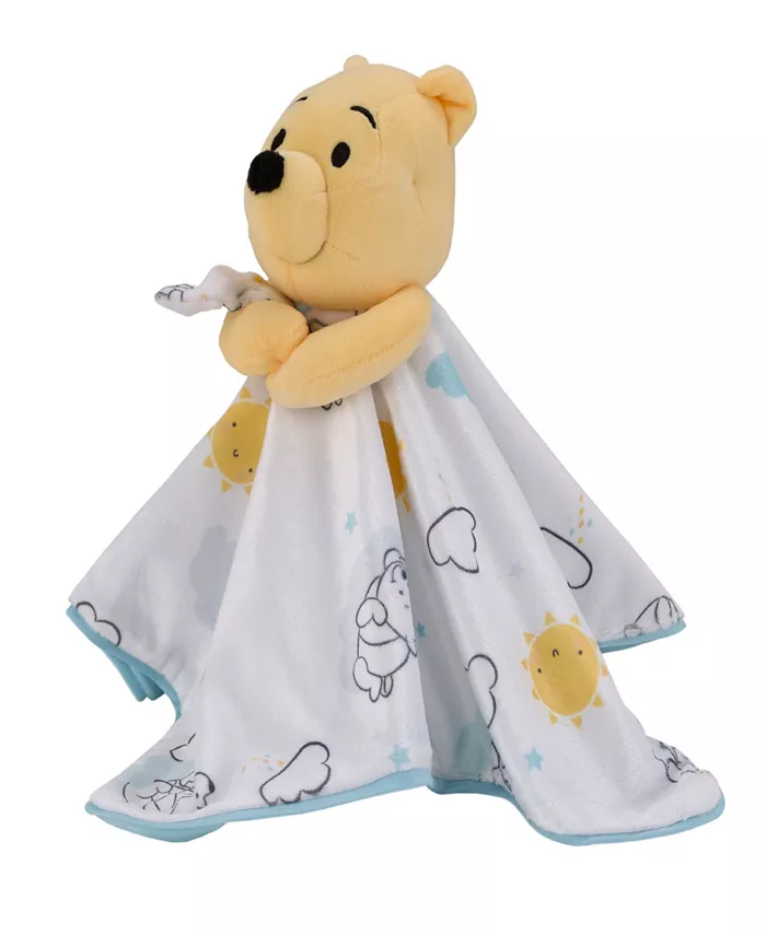 Disney Winnie the Pooh Baby Blanket and Security Blanket Set， 2 Pieces