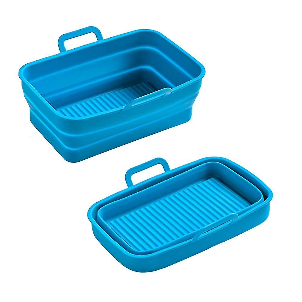 Baking Silicone Tray Baskets Reusable Pot For Ninja Air Fryer Accessories Heating Baking Pan