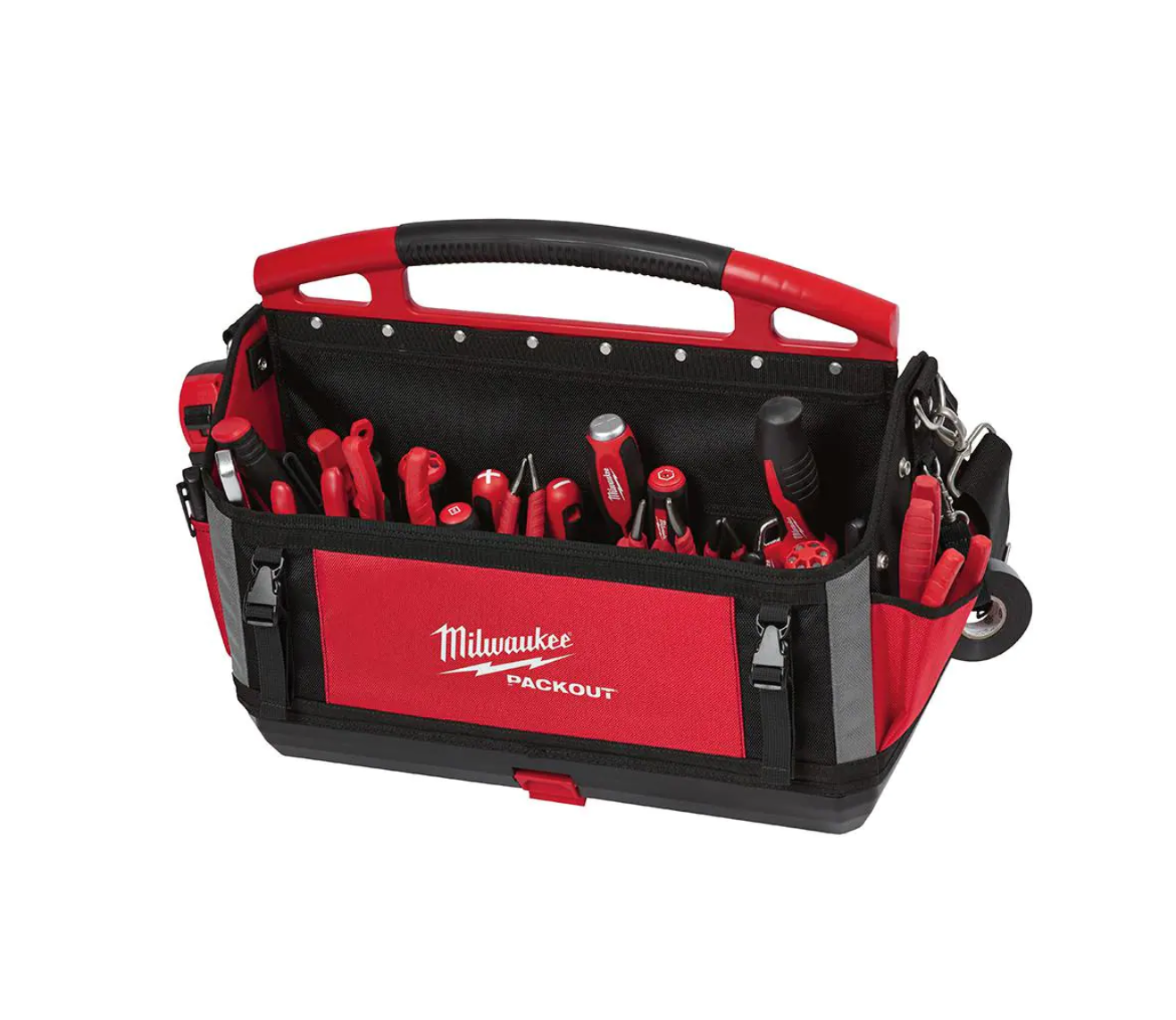 Milwaukee 48-22-8320-48-22-6625 20 in. PACKOUT Tote with 25 ft Compact Tape Measure