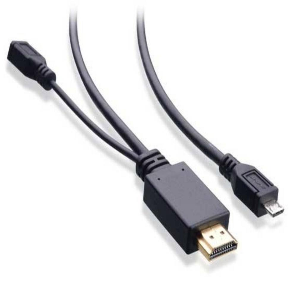 SANOXY 10 ft. Micro USB Male to HDMI Male MHL Cable SNX-CBL-LDR-U2110-1110