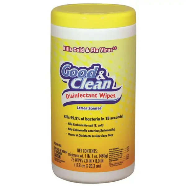 Good and Clean 225-Count 3-Pack Disinfecting Wipes Lemon/Fresh/Lemon Scent