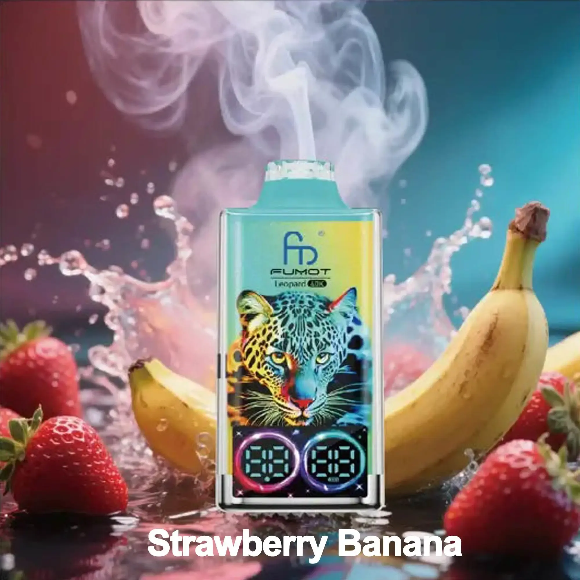 Fumot 40K Leopard Disposable Vape - Strawberry Banana